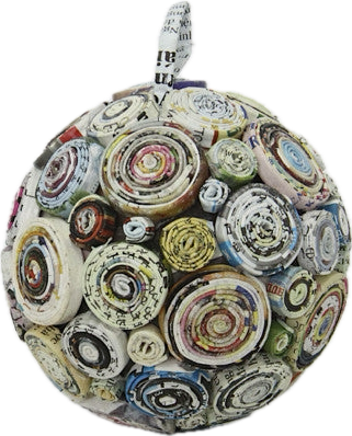 Decoration Paper Hanging Ball  Multicolor Rounds