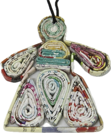 Hanging Decoration Paper Girl