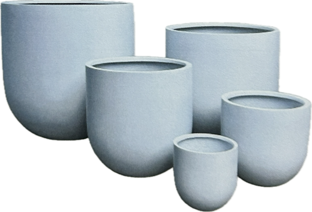 Satine Egg Planter White