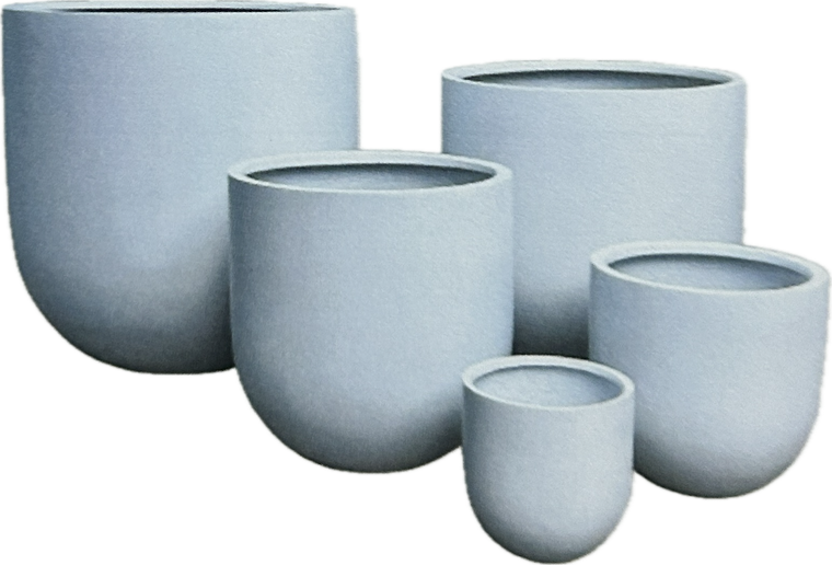 Satine Egg Planter White