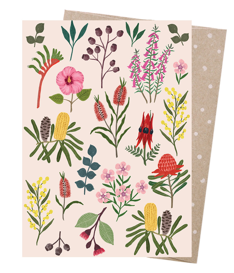 Earth Greetings: Greeting Card - Australian Wildflowers