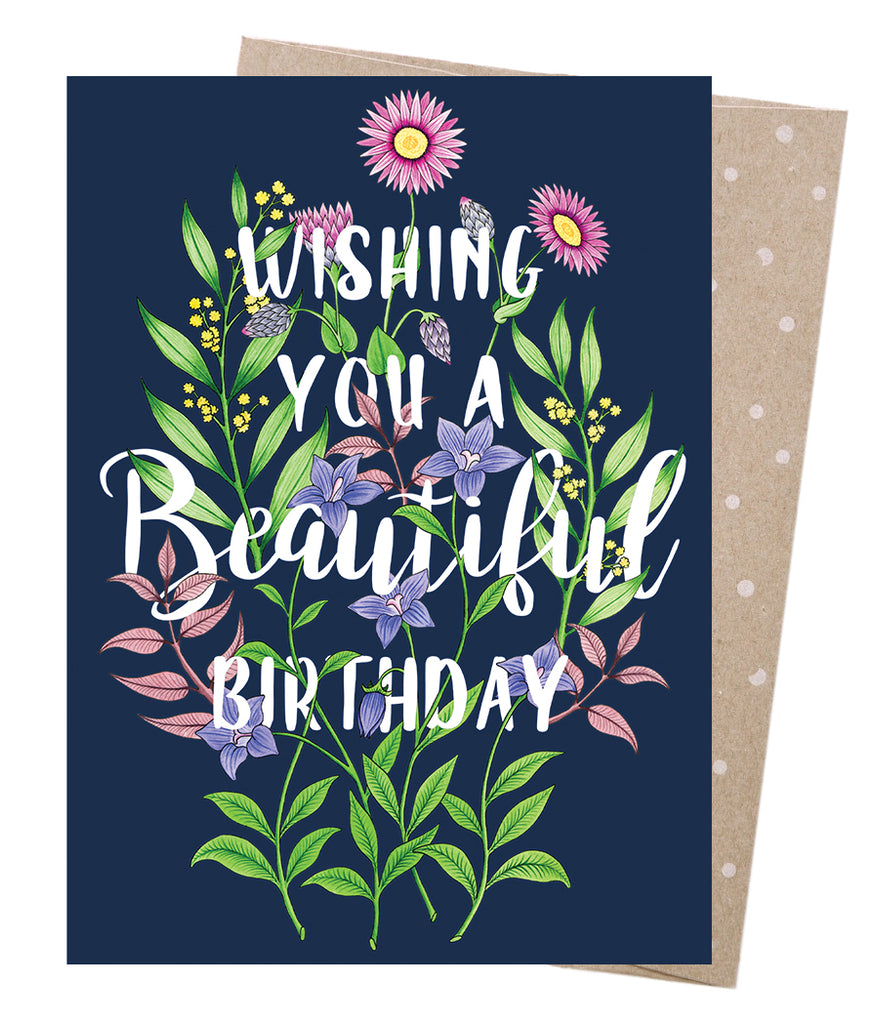 Earth Greetings: Greeting Card - Beautiful Birthday