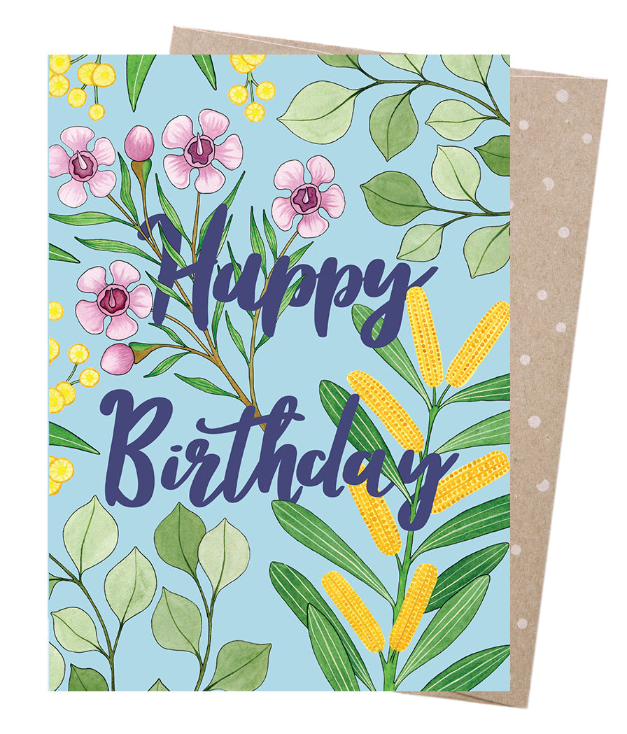 Earth Greetings: Greeting Card - Birthday Blooms
