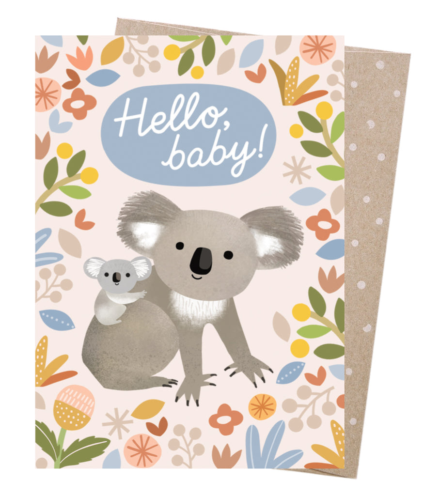 Earth Greetings: Greeting Card - Bouncing Baby Koala