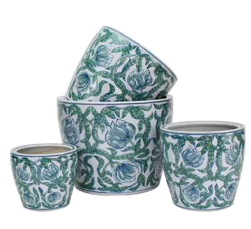 Round Pots - Green Pimpernel