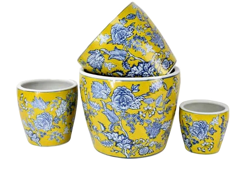 Round Pots - Tuscan Floral