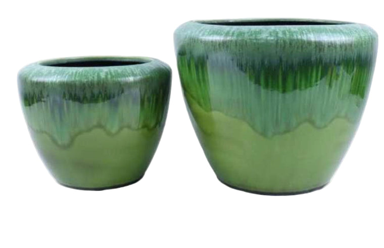 Green Gradient Planters