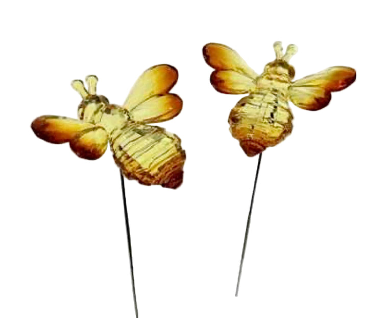 Acrylic Crystal Bee Stake