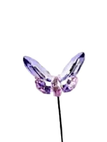 Acrylic Crystal Butterfly Stakes