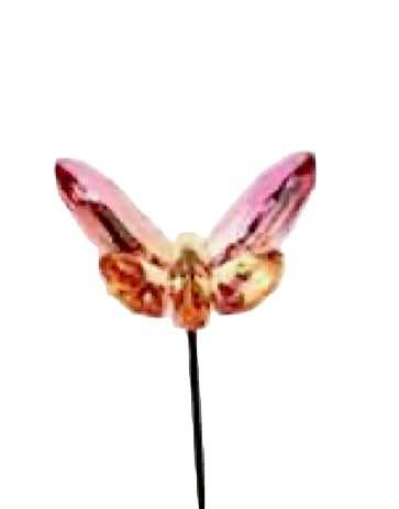 Acrylic Crystal Butterfly Stakes