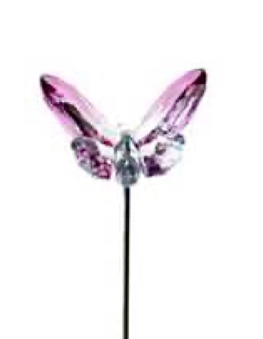 Acrylic Crystal Butterfly Stakes