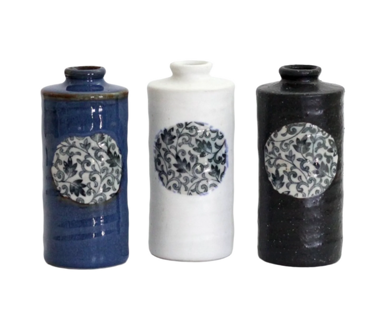 Kusa Cylinder Japanese Bud Vase