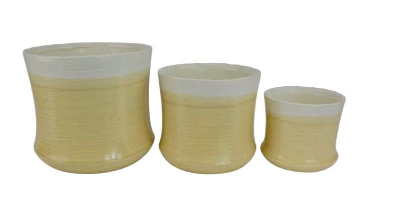 Rustic Planters White Buttermilk