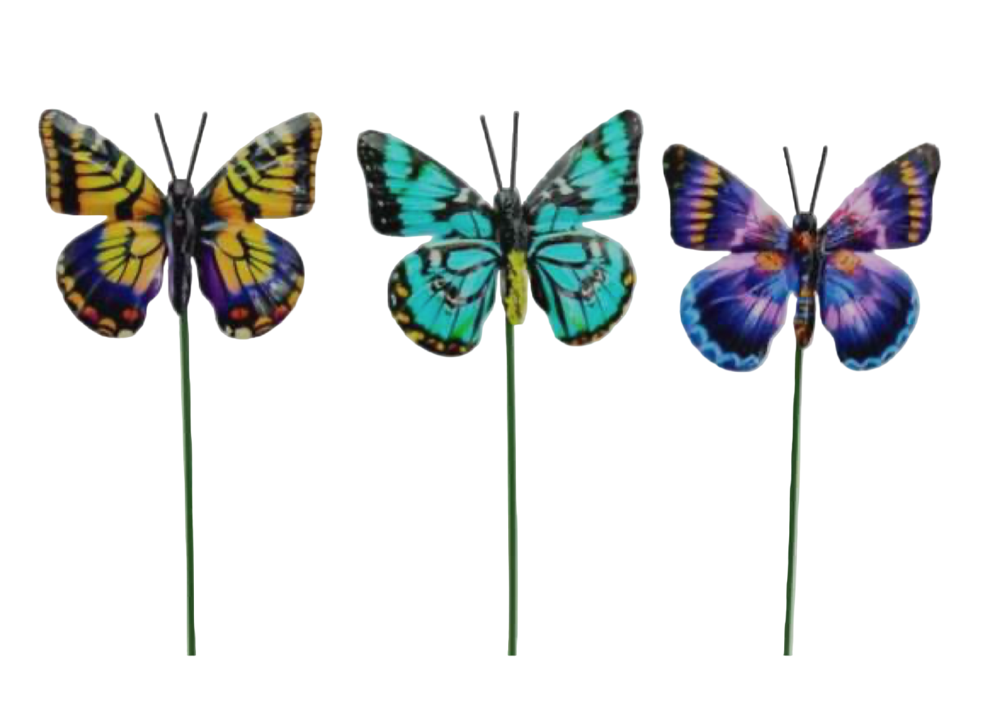 Metal Butterfly Stake