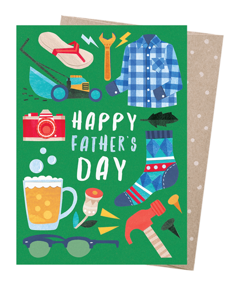 Earth Greeting Card - Dad Things
