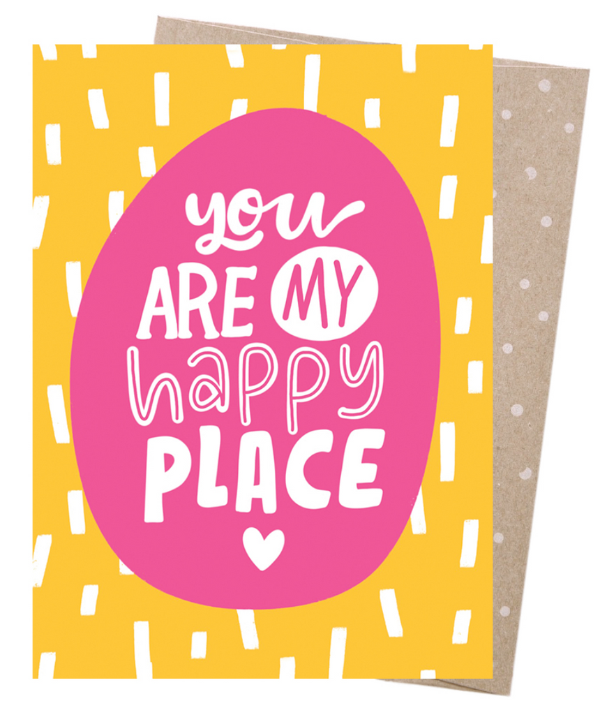 Earth Greeting Card - Happy Place