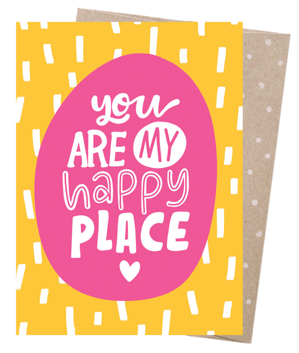 Earth Greeting Card - Happy Place