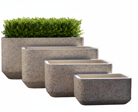 Grayson Trough White Pebble