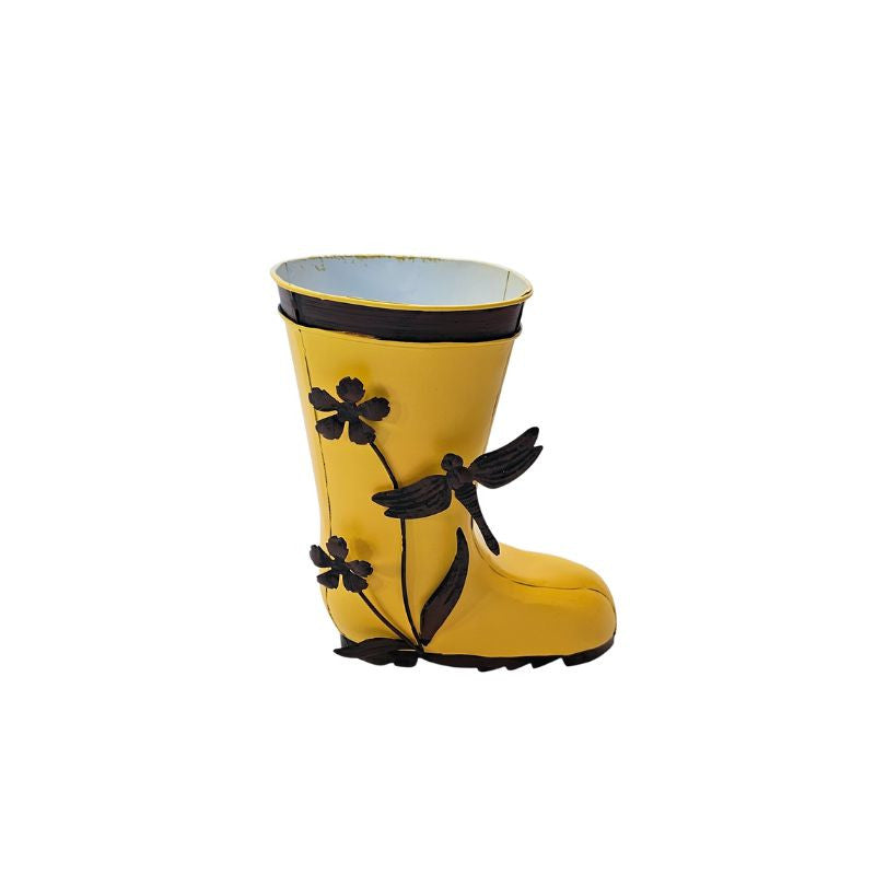 Yellow Welly Planter