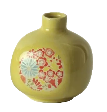 Spring Yuzen Square Japanese Bud Vase