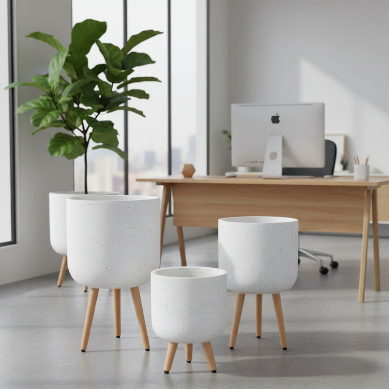 Asher Tripod White Terrazzo