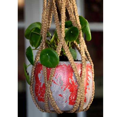 Macrame Pot Hanger -Sennit 80cm