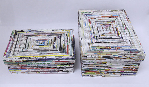 Box Set of 2 Paper Multicolour