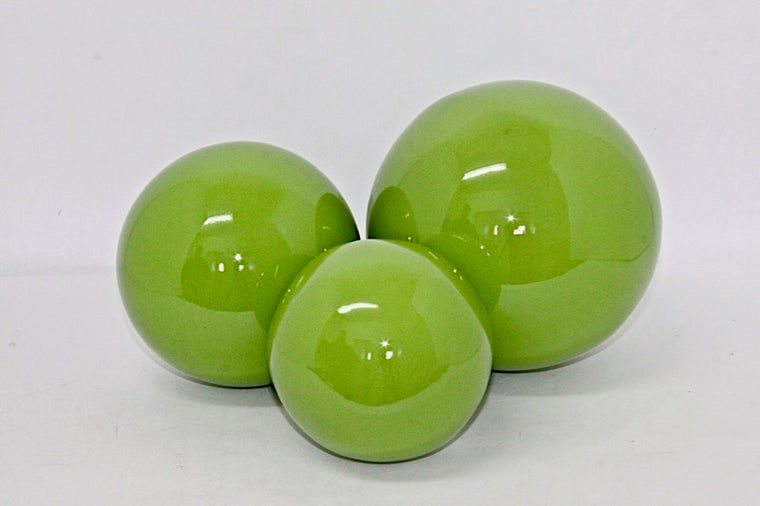 Decorative Ball Green Lacquer