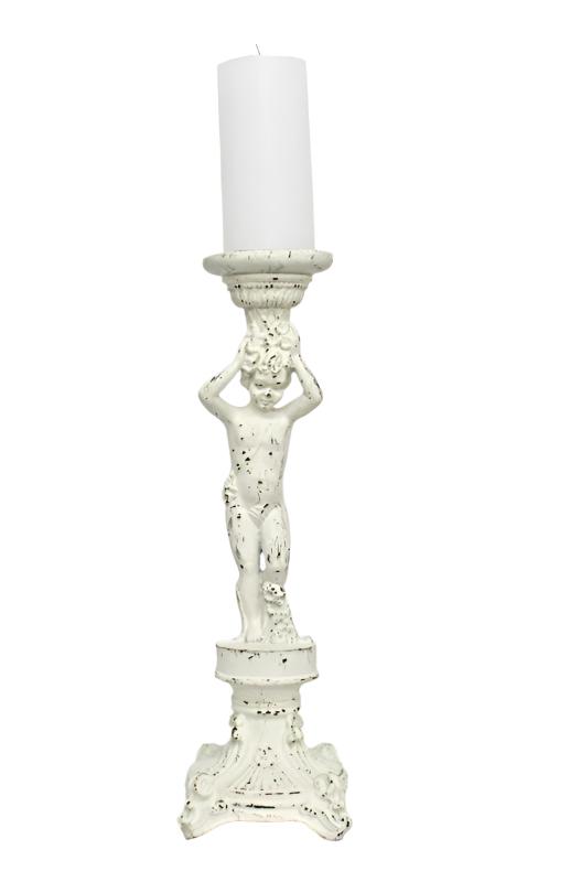 Candle Holder Antique White