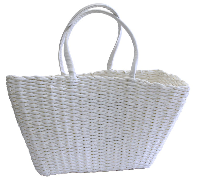 Best Beach Basket Big Square White
