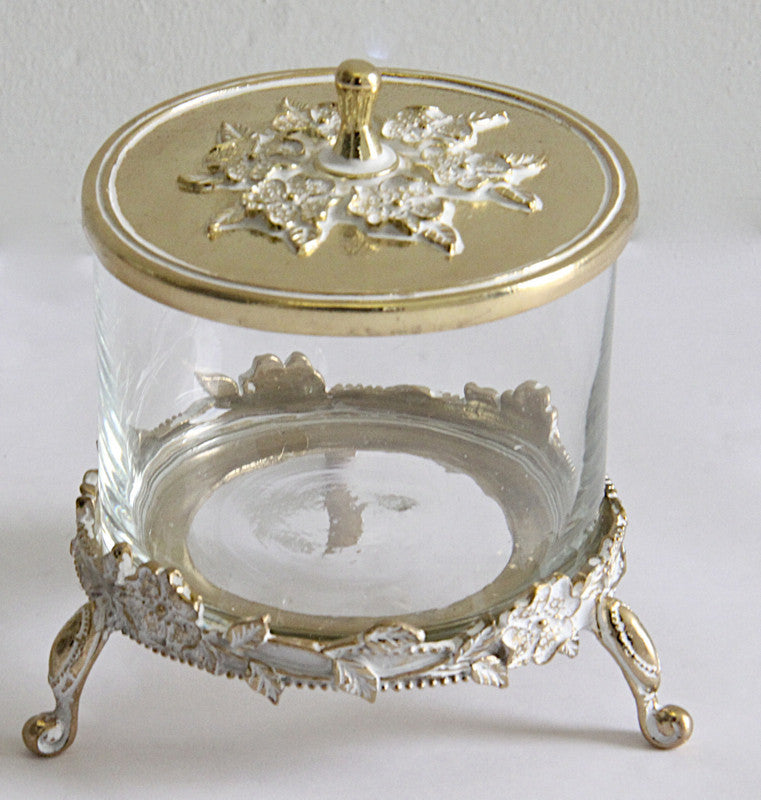 Decorative Box Gold and Glass