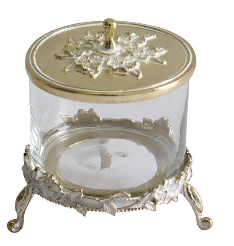 Decorative Box Gold and Glass