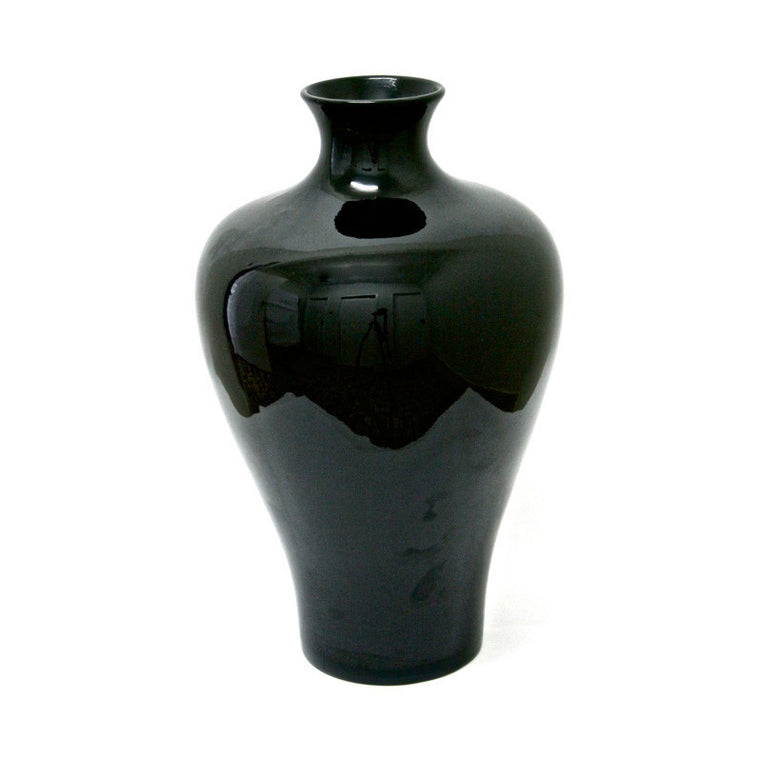 Vase Lacquer – Small Size- Black Lacquer (42cm)