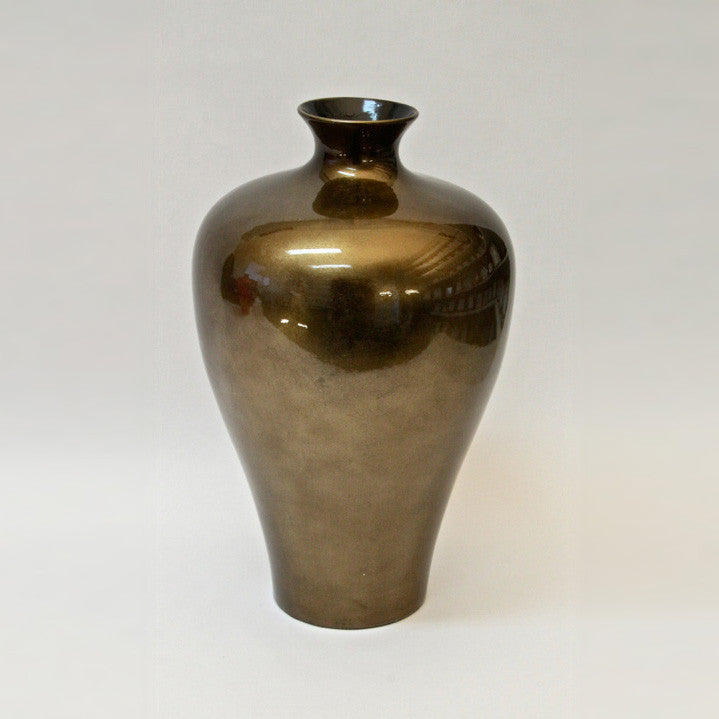 Vase Lacquer – Small Size- Bronze Silver (42cm)