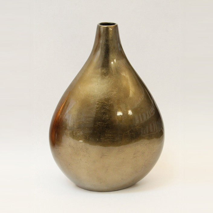 Vase Lacquer – Bronze Silver (43cm)