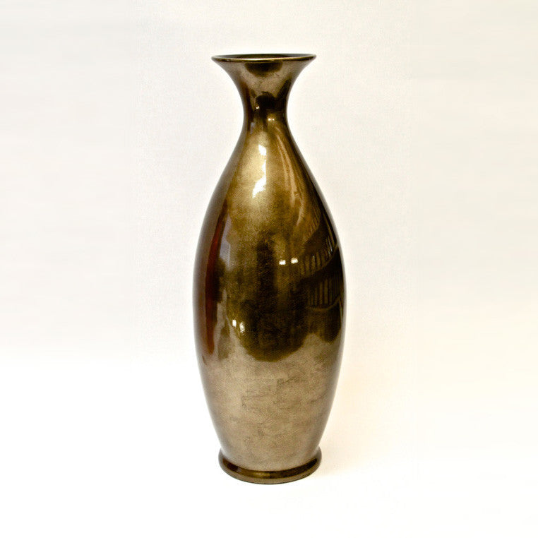 Vase Lacquer – Bronze Silver (58cm)