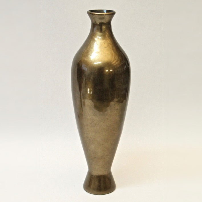 Vase Lacquer – Small Size – Bronze Silver (45cm)