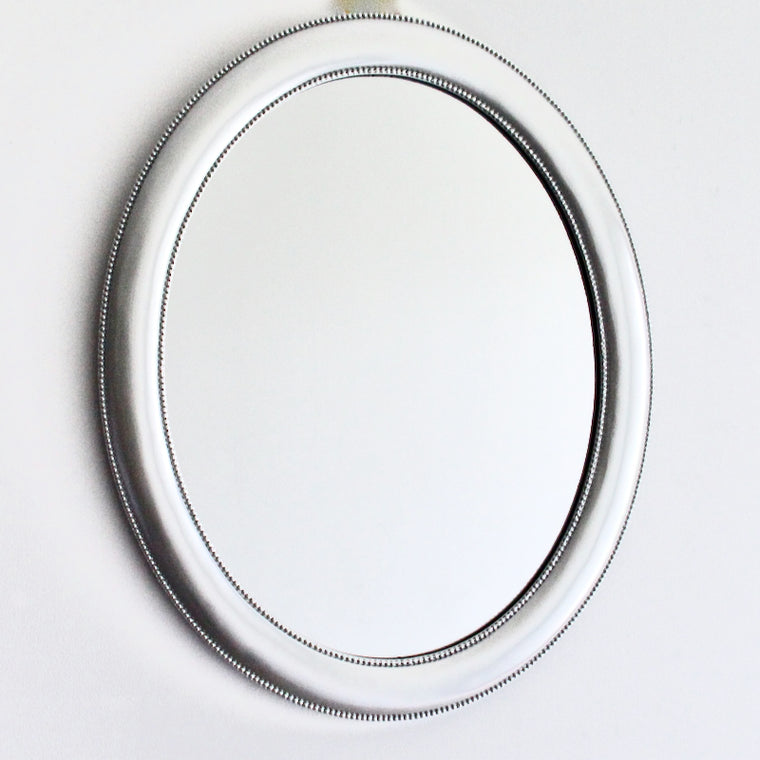 Mirror Antique Tin-Oval