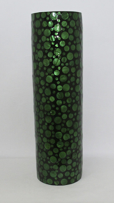 Vase Green Mother of Pearl