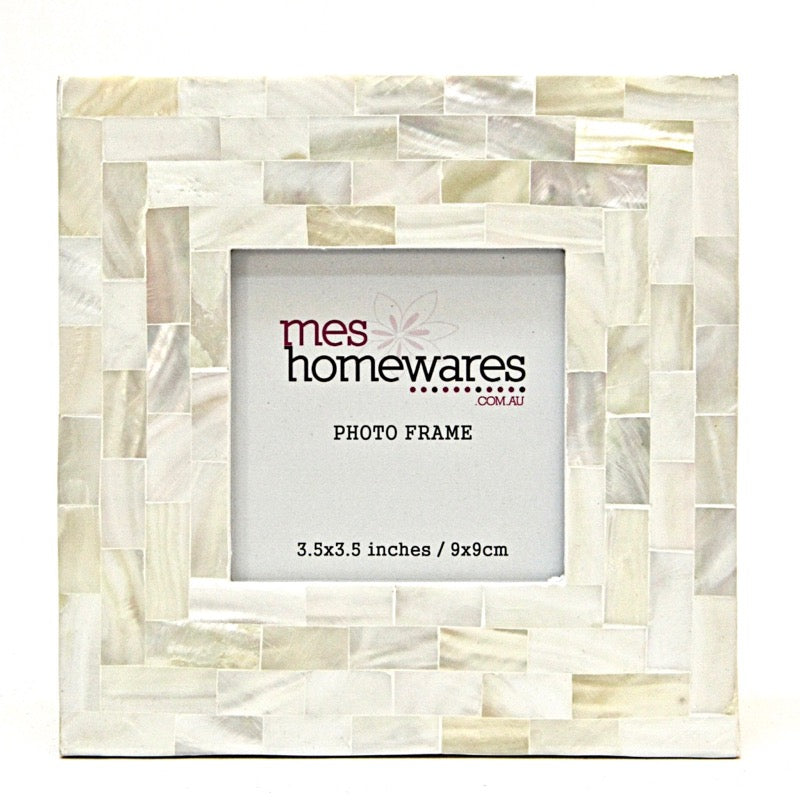 Photo Frame Mother of Pearl Small Square 3.5×3.5