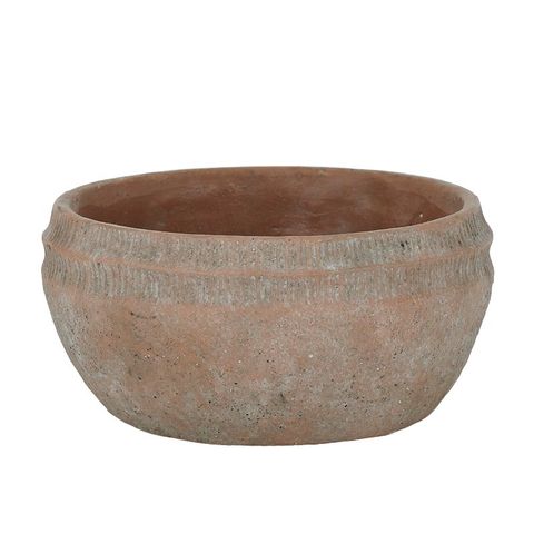 Ganya Cement Bowl Terracotta