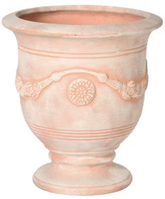 Urn French Antique Red Terracotta Washed