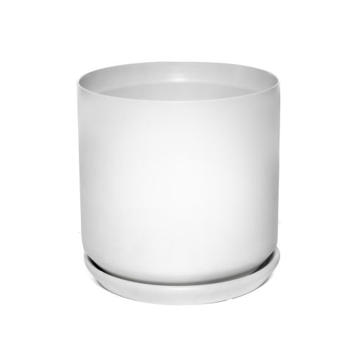 Cylinder Pot white