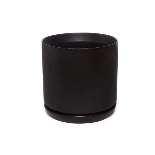 Cylinder Pot Black