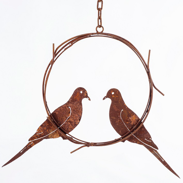 Doves in Wreath ring