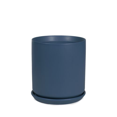 Cylinder Pot Dark Blue